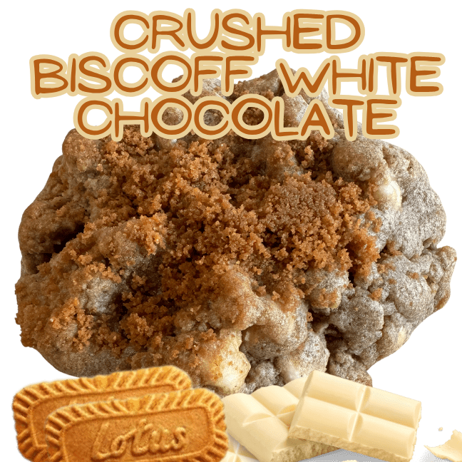 Cocoa Cookie Bar 5 Crushed Biscoff White Chocolate