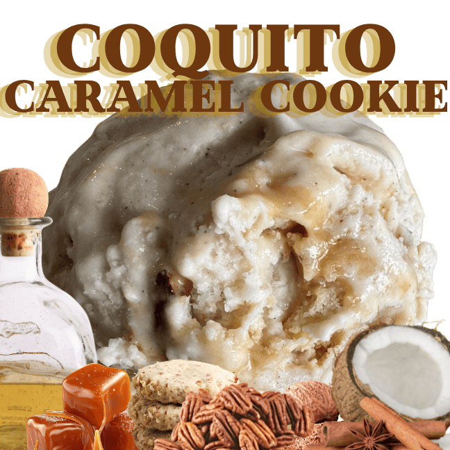 Coquito Caramel Cookie