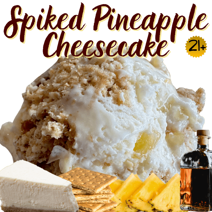 Cocoa Cookie Bar 14 Spiked Pineapple Cheesecake